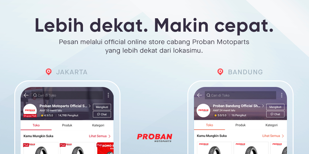 Toko Online Proban Motoparts Official Shop | Shopee Indonesia