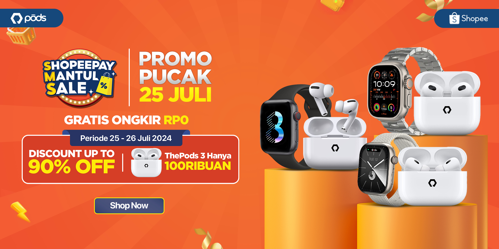 Produk Pods Indonesia Official Mall | Shopee Indonesia