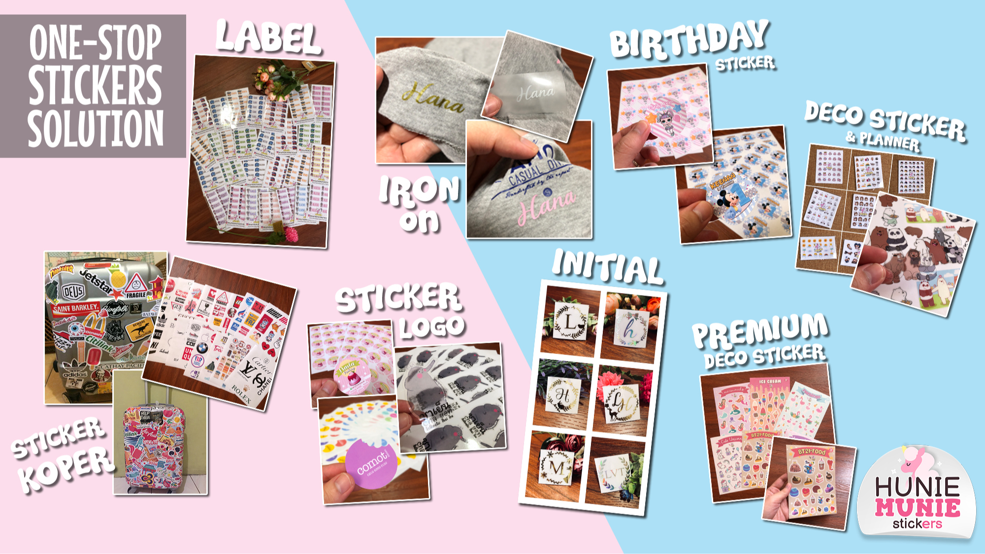 Produk Hunie Munie Sticker | Shopee Indonesia