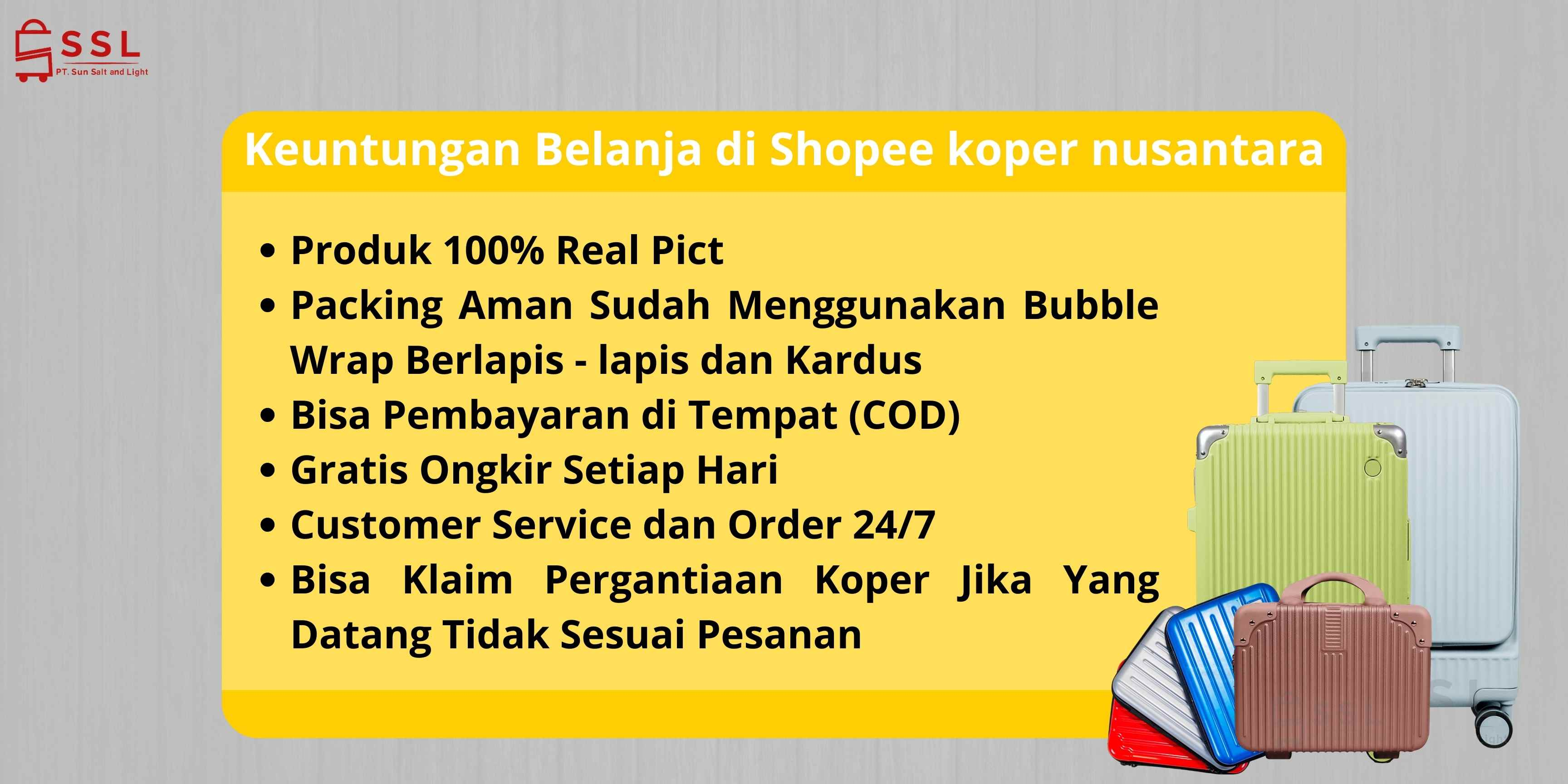Produk Koper Nusantara Bpp | Shopee Indonesia