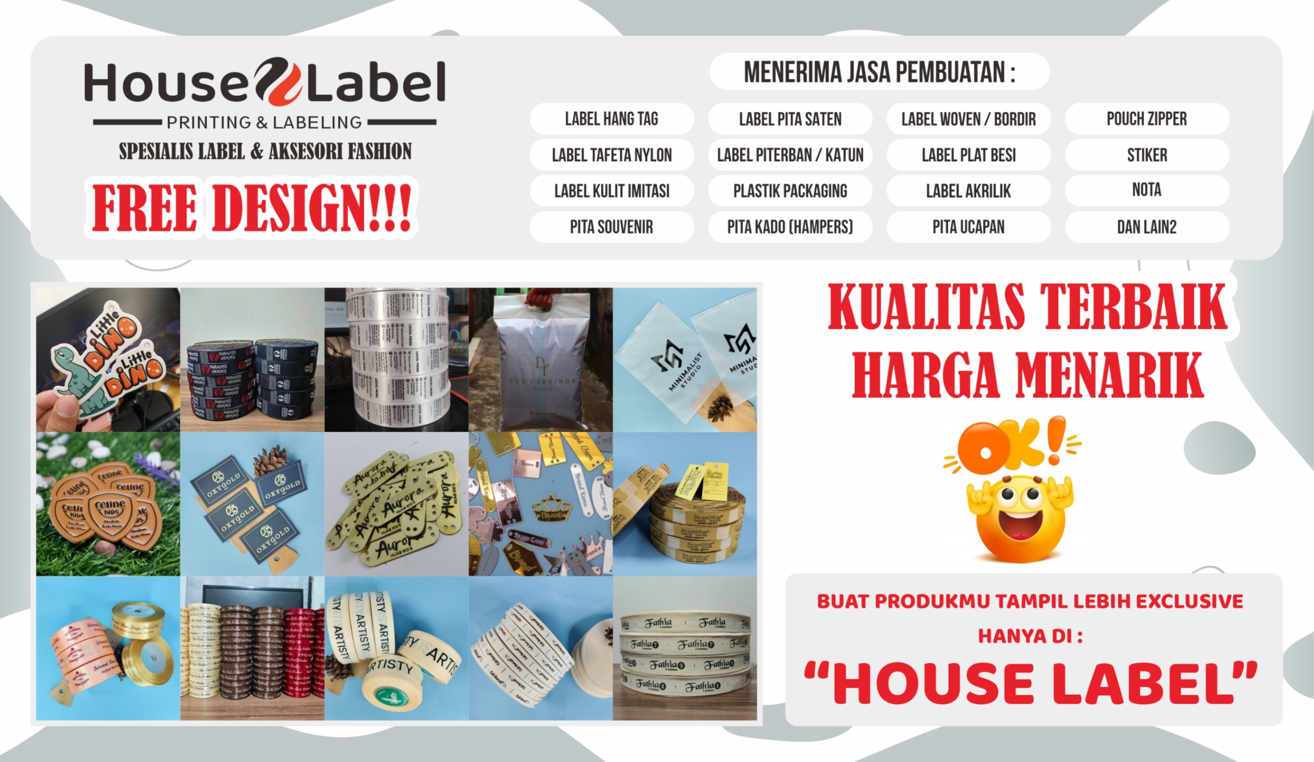 Produk House Label Official | Shopee Indonesia
