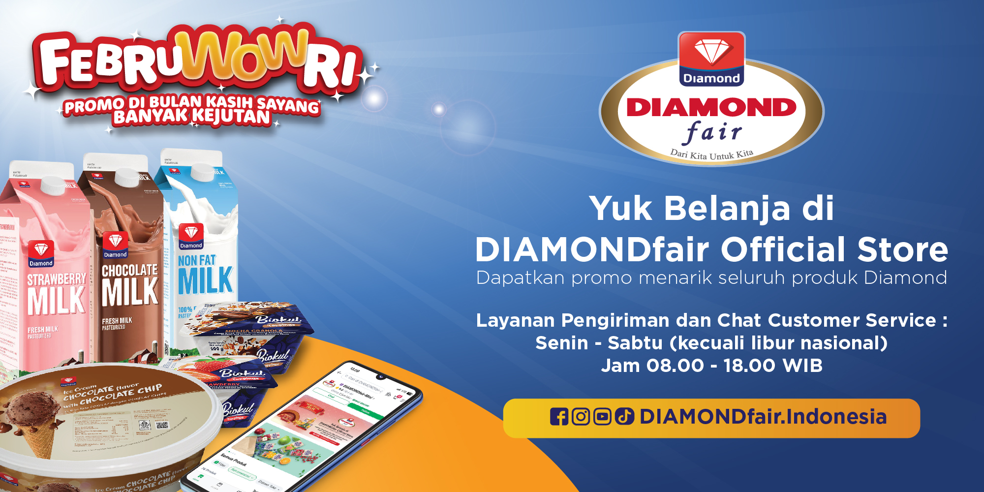Toko Online Diamond Fair Mini Authorized Store Palembang | Shopee Indonesia