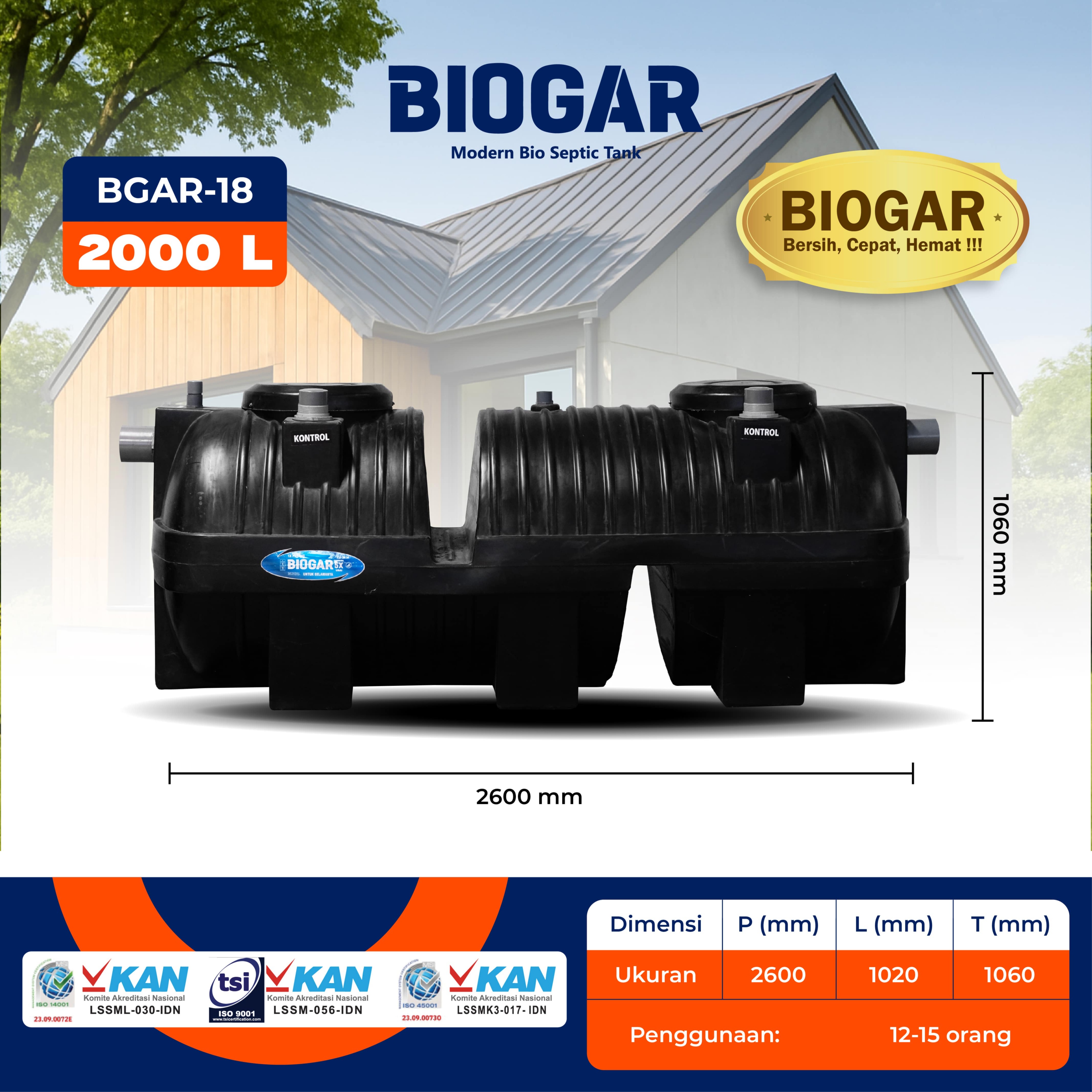 Produk Biogar Bio Septic Tank | Shopee Indonesia