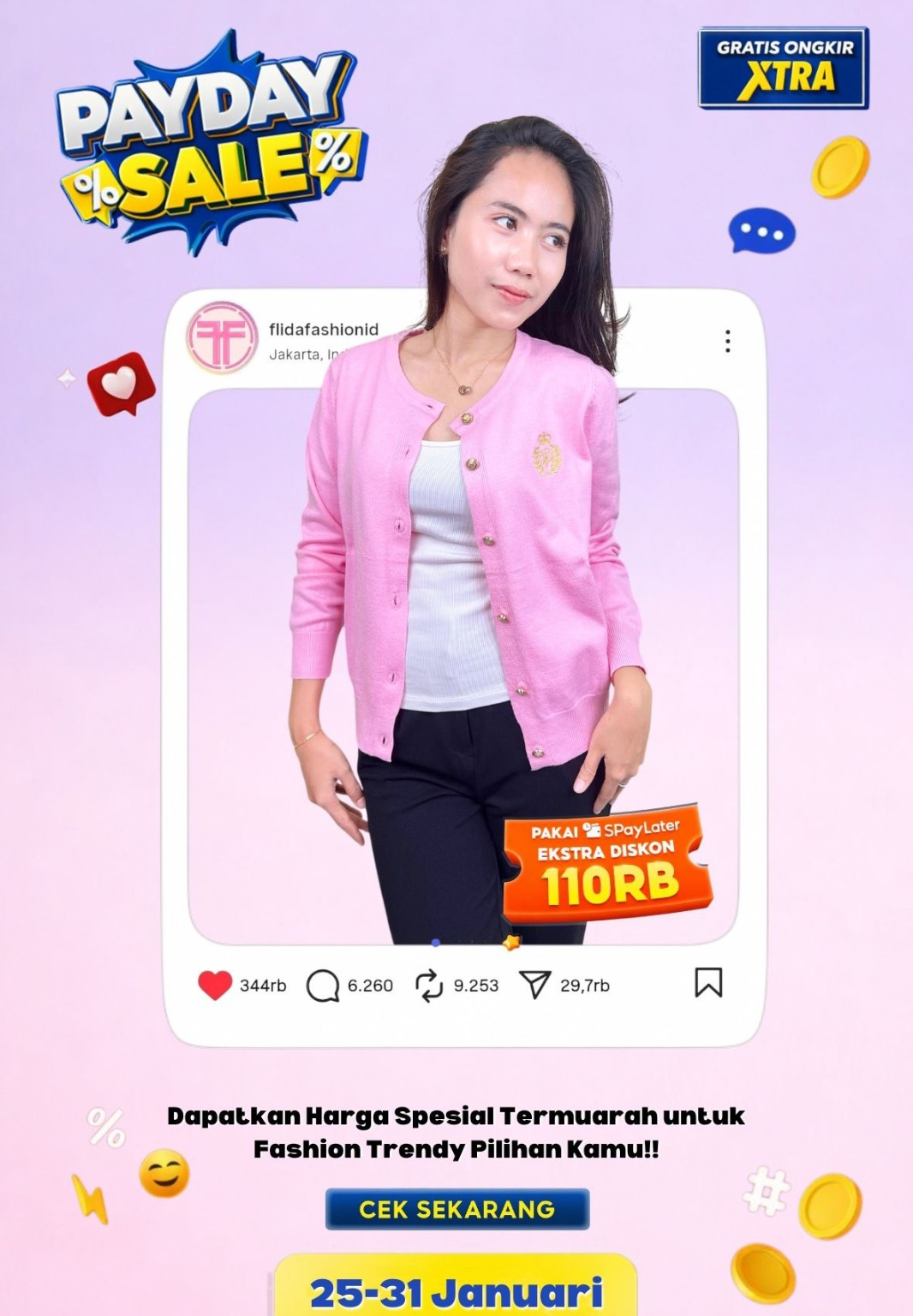 Toko Online FLIDA FASHION Official Store | Shopee Indonesia