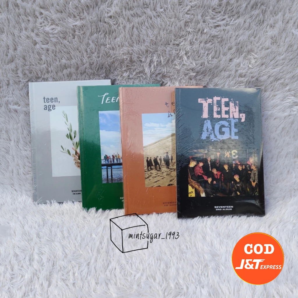 Jual [ READY STOCK SEALED ] SEVENTEEN - 2nd Album [ TEEN , AGE ] TA Teen Age  albums 17 svt white green orange rqs | Shopee Indonesia