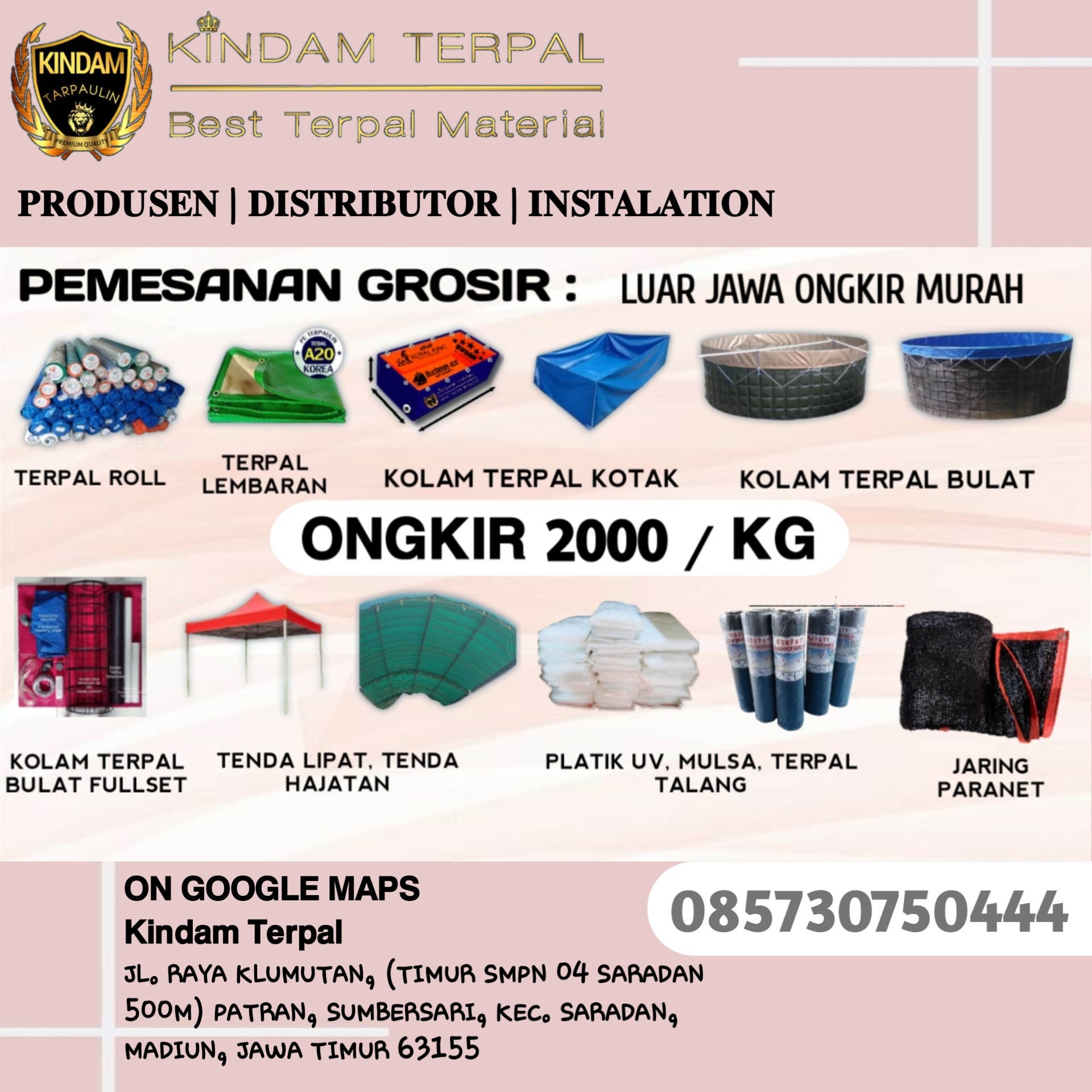 Produk KINDAM TERPAL STORE | Shopee Indonesia