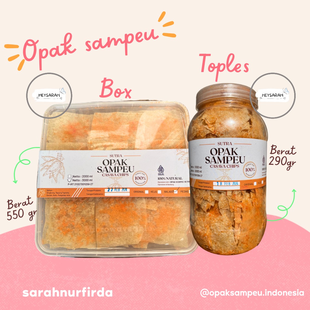 Produk Opak Sampeu Indonesia | Shopee Indonesia