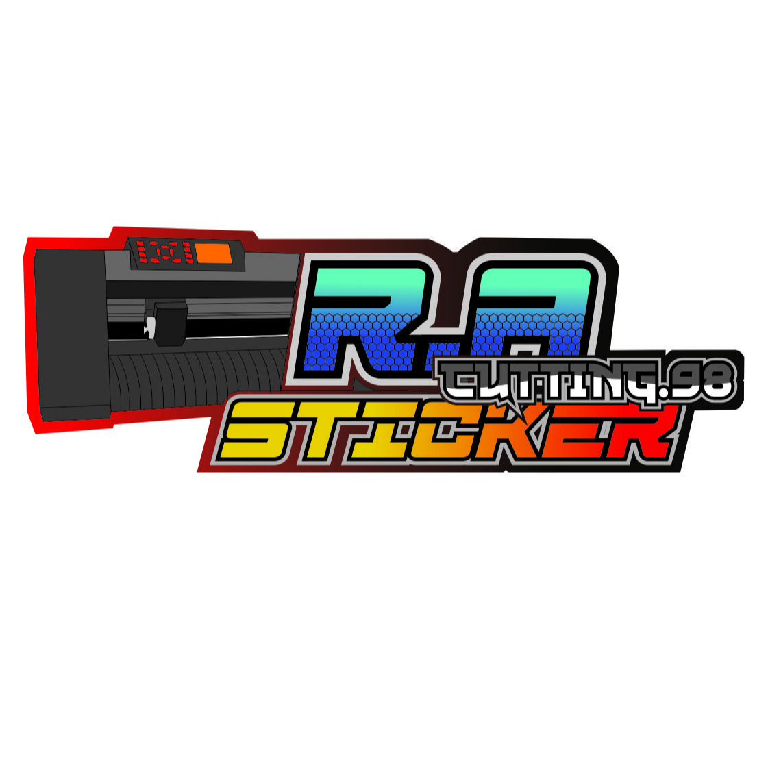 Produk R.A STICKER CUTTING.98 | Shopee Indonesia