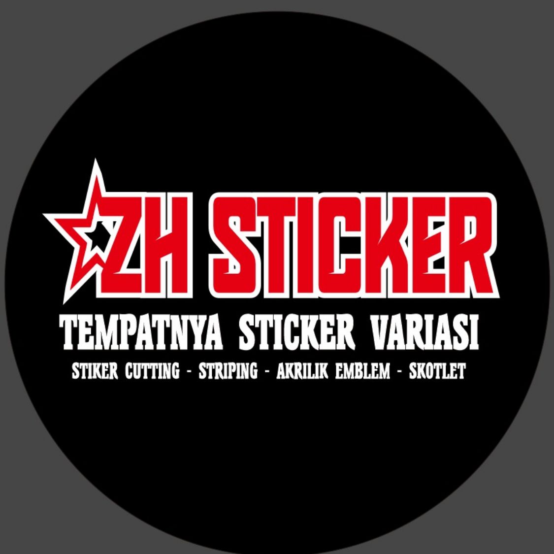 Produk ZH STICKER | Shopee Indonesia