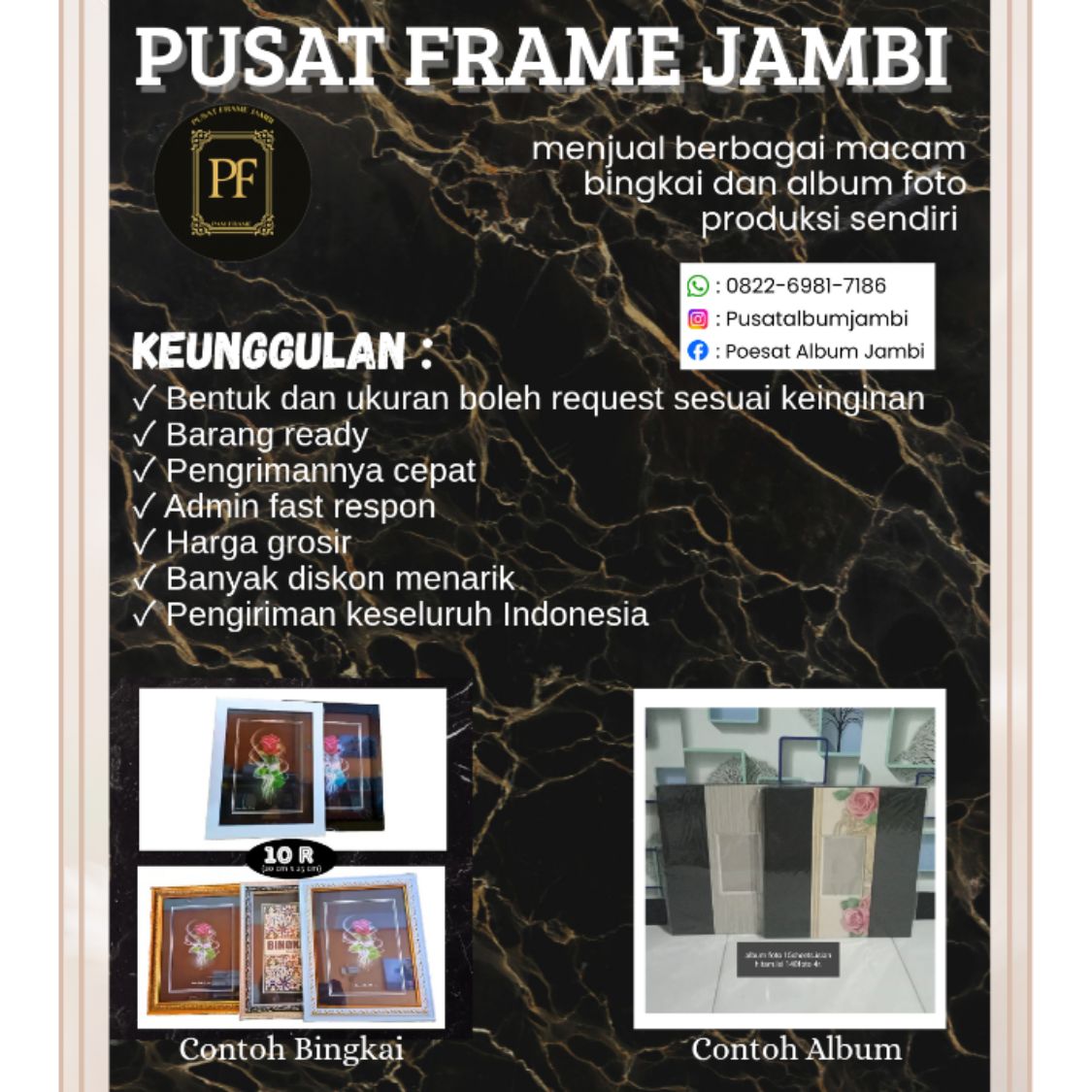 Produk PAM FRAME JAMBI | Shopee Indonesia