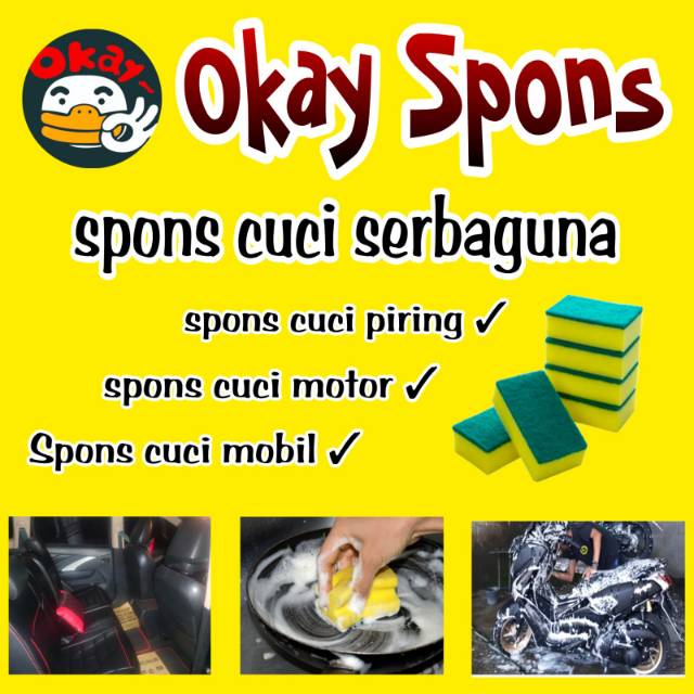 Produk OKAY SPONS MULTIFUNGSI | Shopee Indonesia