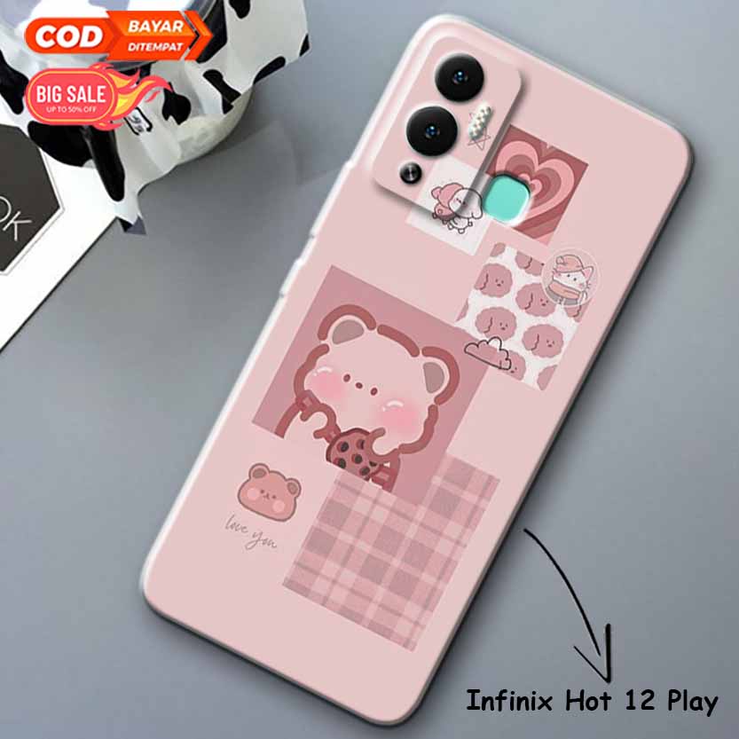 casing hp infinix hot 12 i