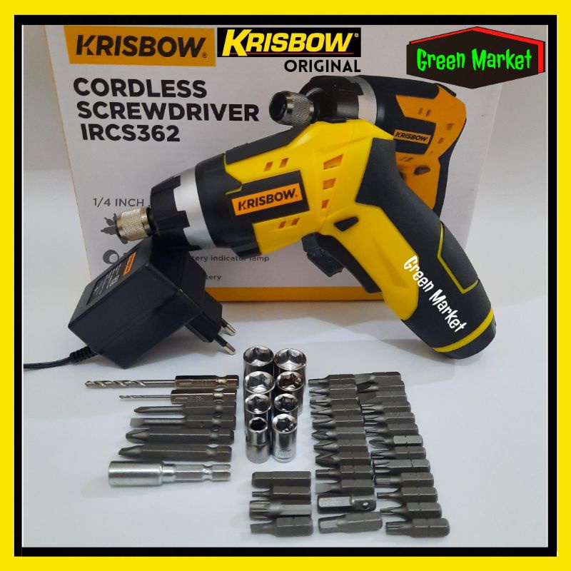 Krisbow deals cordless screwdriver