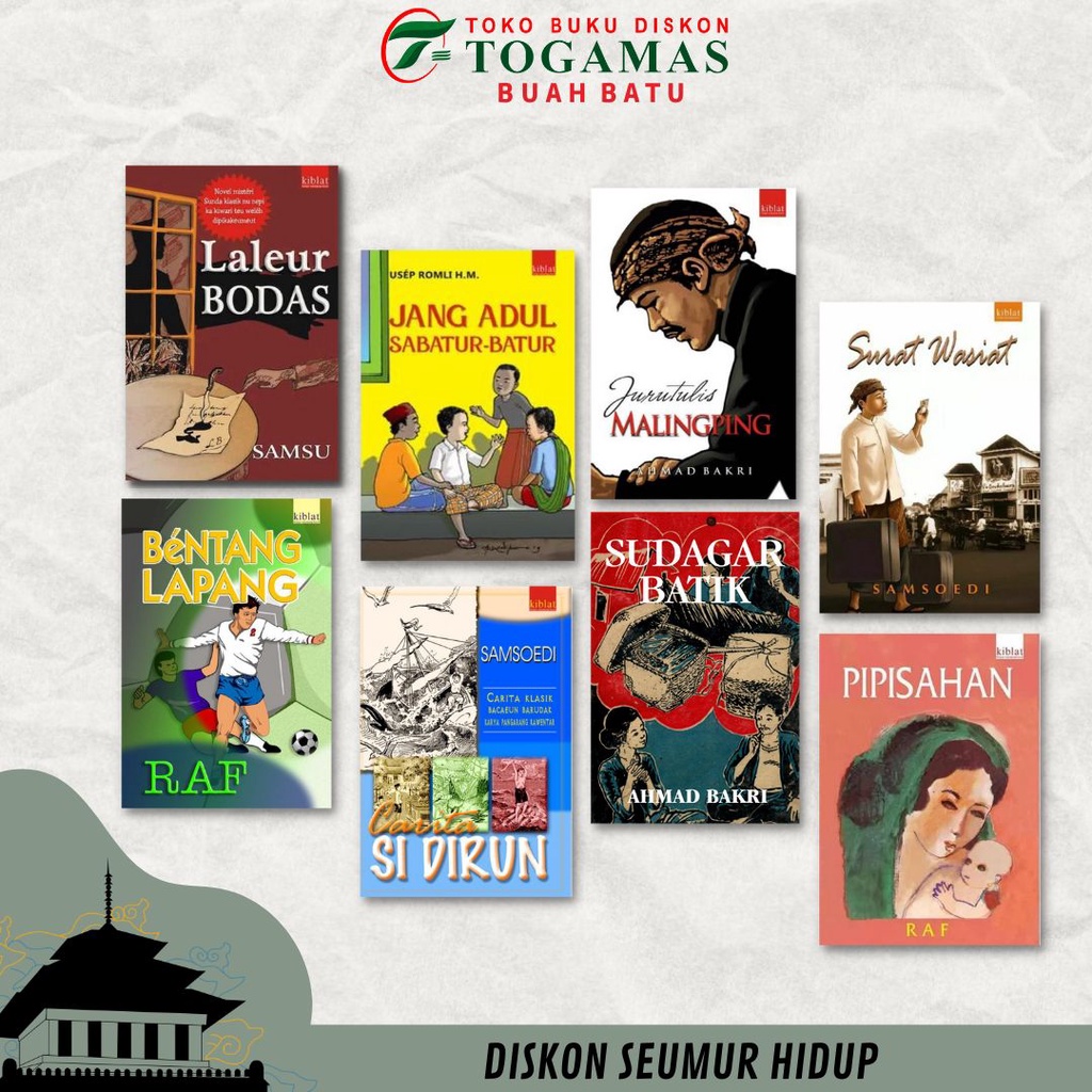 Jual KUMPULAN NOVEL SUNDA CARPON SUNDA 3 KIBLAT Shopee