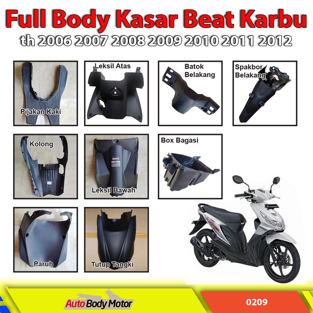 nama body motor beat