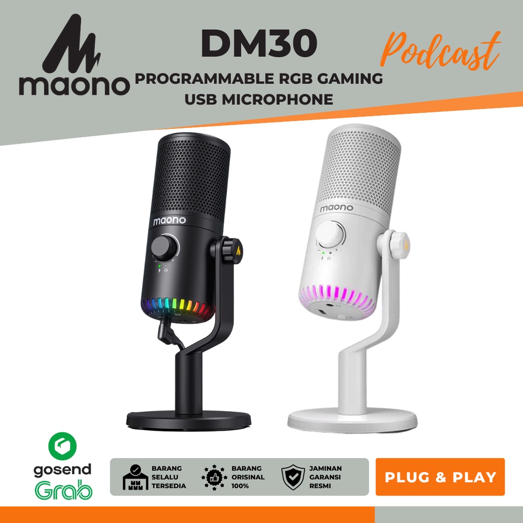 Jual MAONO DM30 RGB Programmable Gaming USB Microphone | Shopee