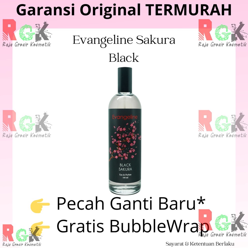 Jual Parfum Evangeline Black Sakura Black 100ml Eau De Parfum