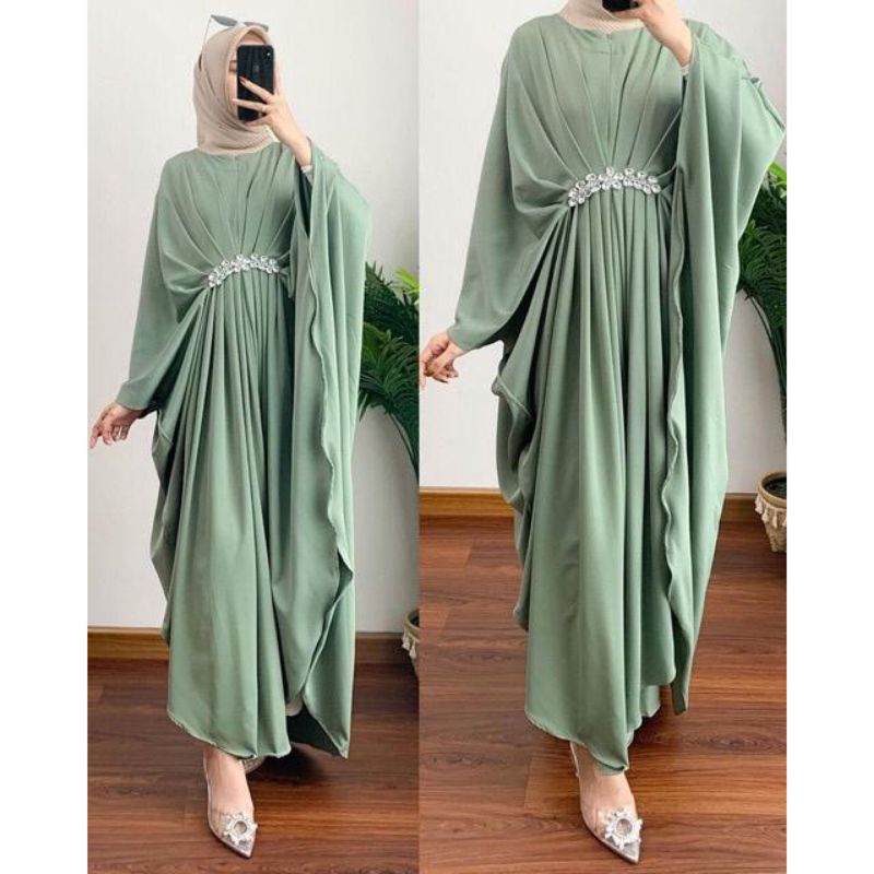 Jual GAMIS KAFTAN SEZANA DRESS WANITA PANJANG/GAMIS KEKINIAN ...