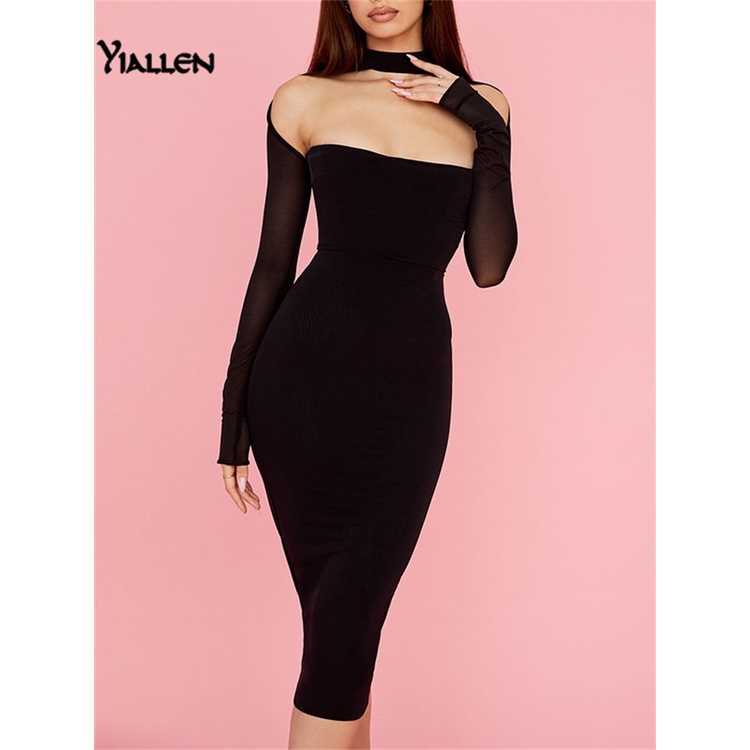 Yiallen Fashion Short Sleeve Off Shoulder Corset Dress Bling