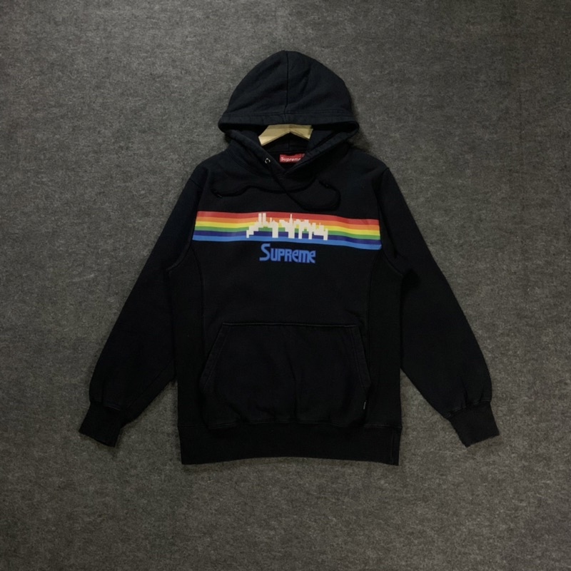 supreme sweater rainbow