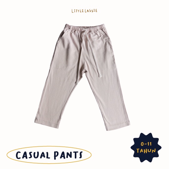 Jual Little Lassie - Basic Pants Celana Panjang Unisex 3 Bulan