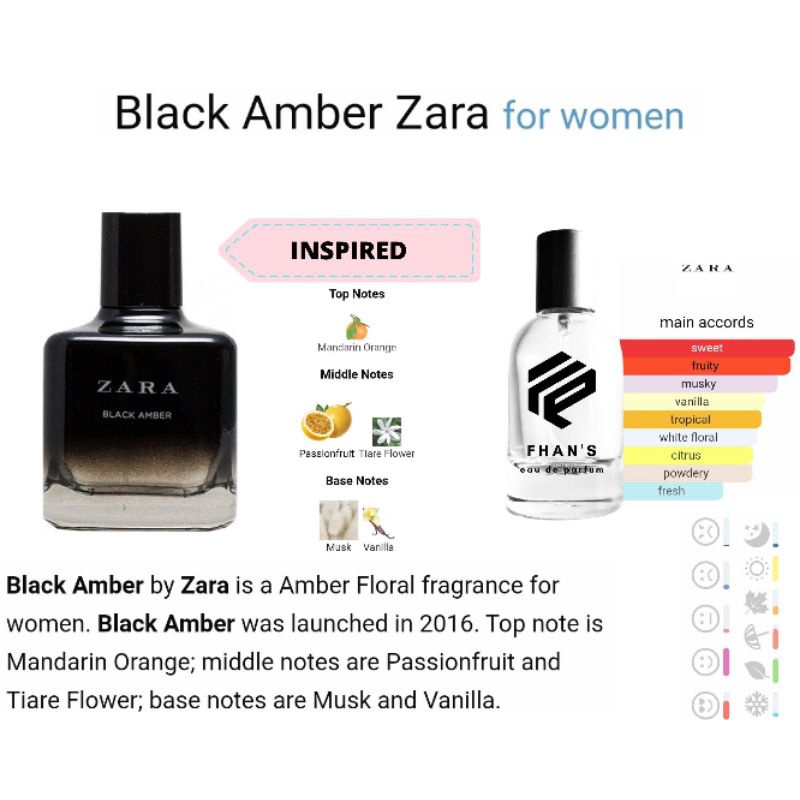 Zara black amber notes new arrivals