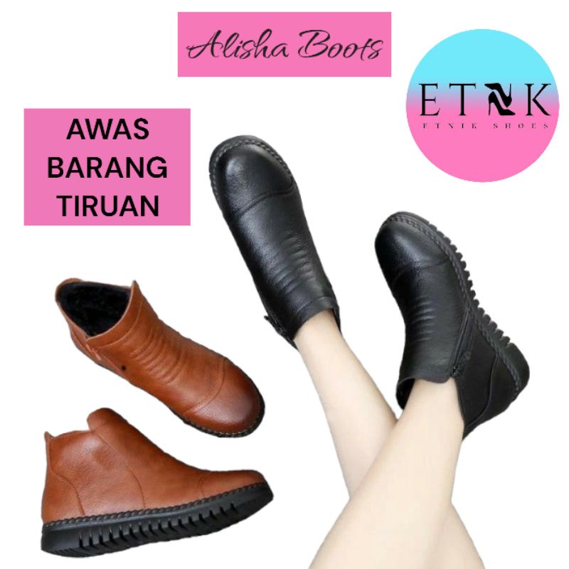 Alisha flat outlet boot