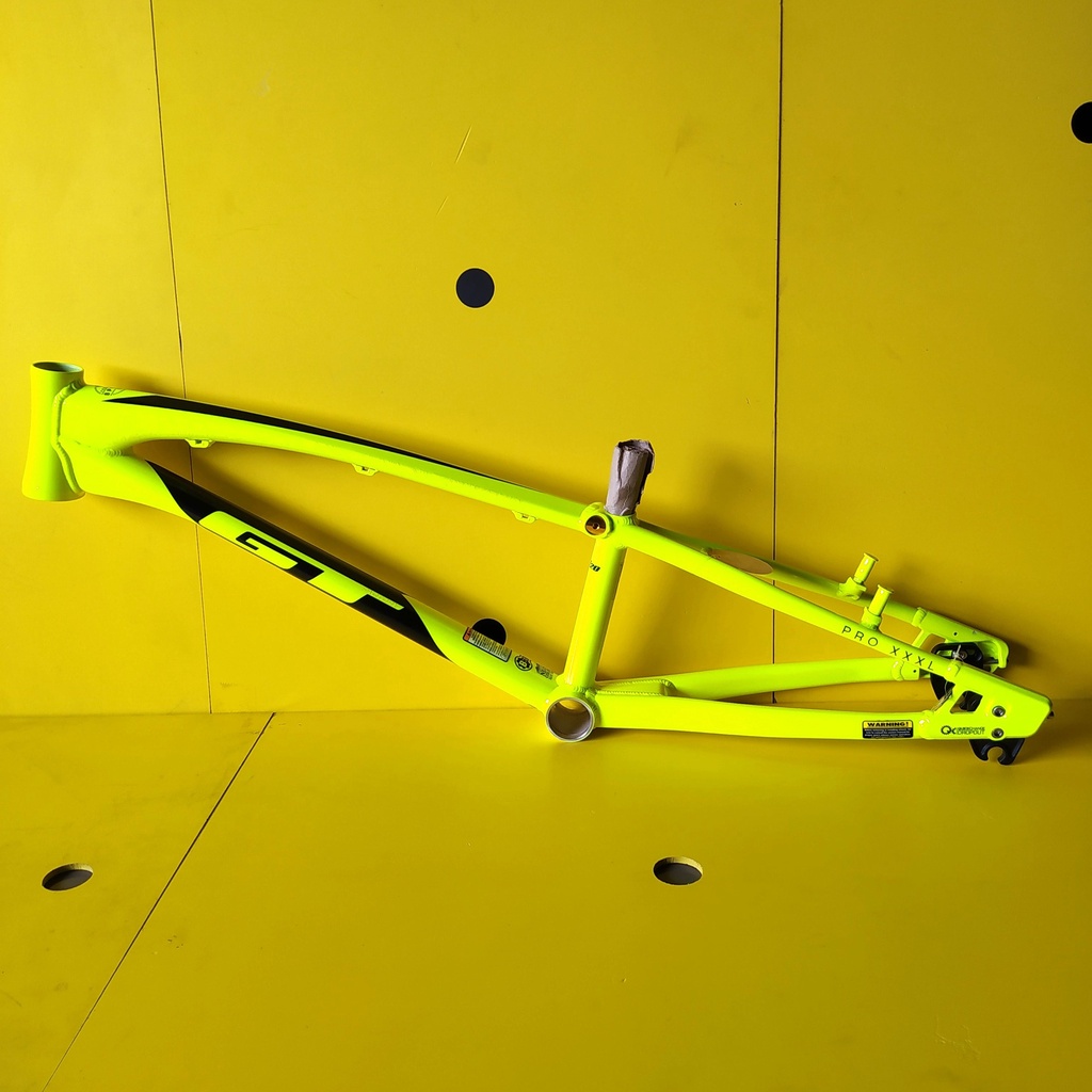 Jual Frame rangka sepeda BMX GT Speed Series Pro Yellow Fluo bmx