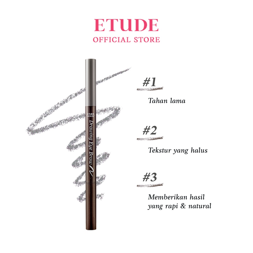 Jual Etude Drawing Eye Brow 05 Gray | Shopee Indonesia