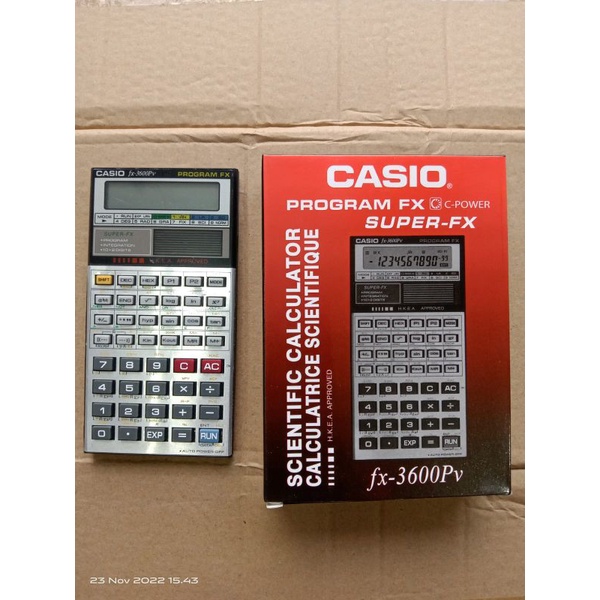 Casio fx 3600 hot sale