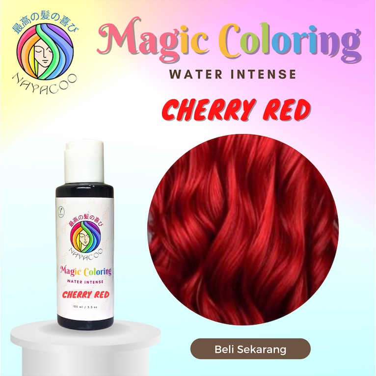 Jual CHERRY RED MAGIC COLORING WATER INTENSE