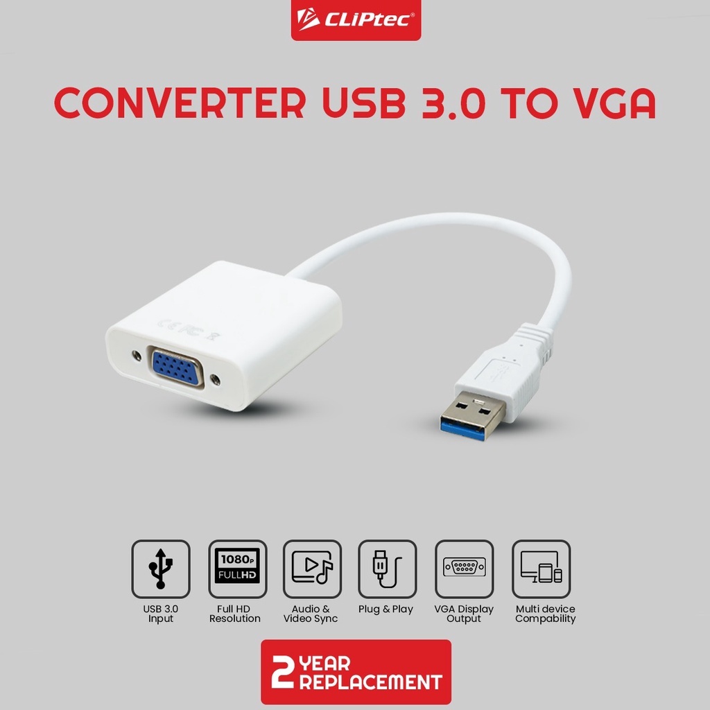 Universal USB 3.0 to VGA/HDMI