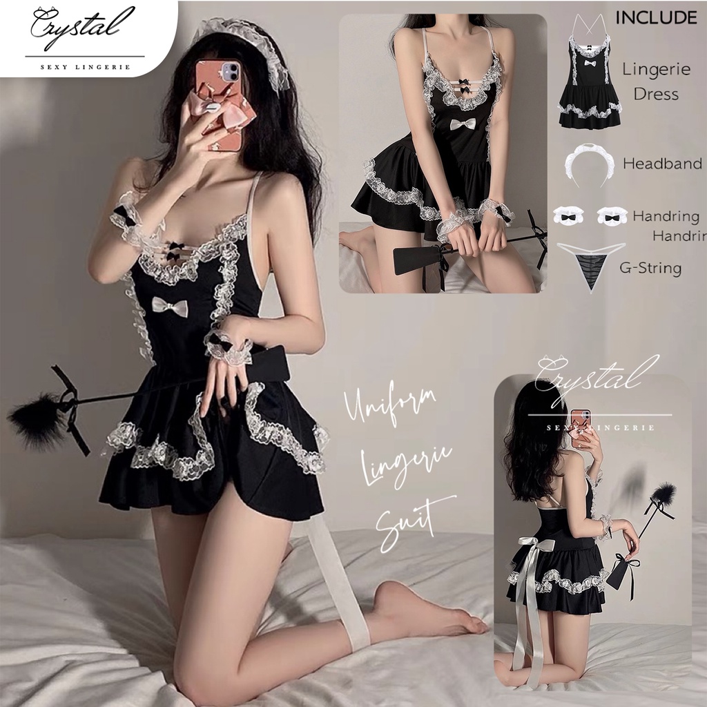 Jual Lingerie Cosplay Maid Uniform Lingerie costum kostum