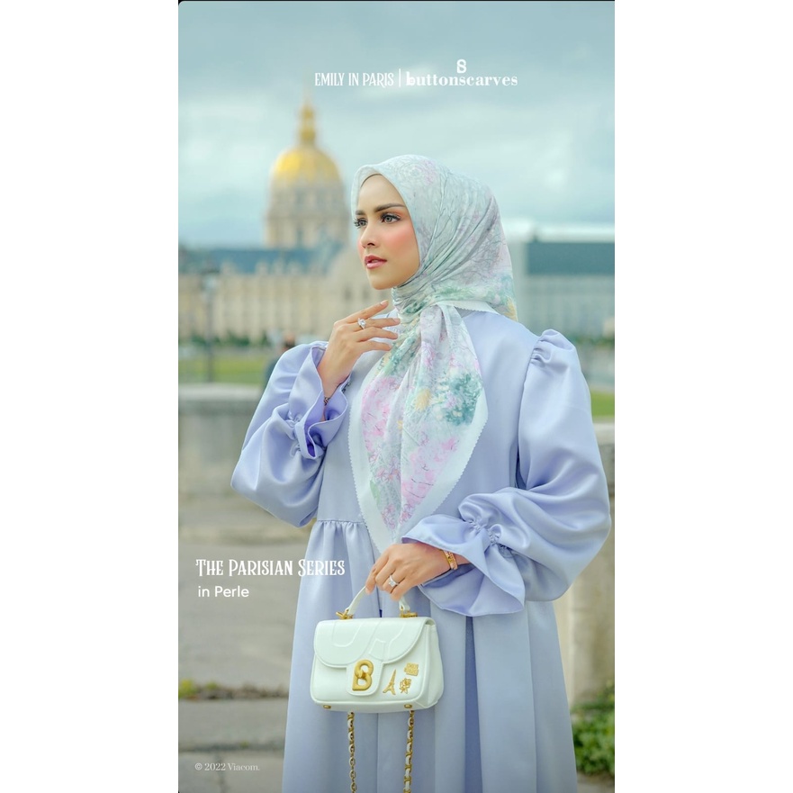 Jual BUTTONSCARVES ORIGINAL STORE 100% - The Parisian Square 2 di