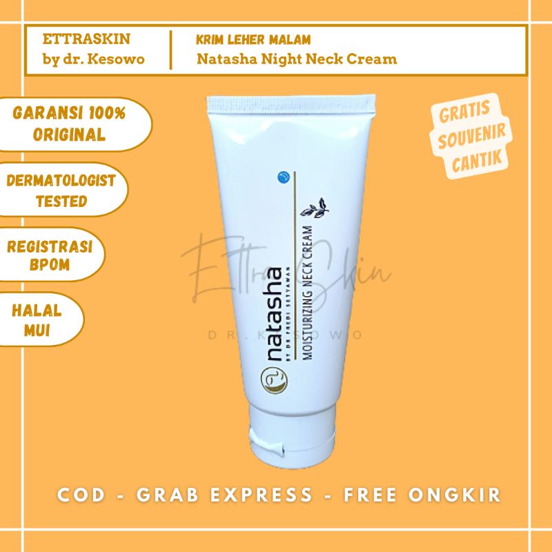 Jual Natasha Skincare Moisturizing Neck Cream Krim Leher Malam