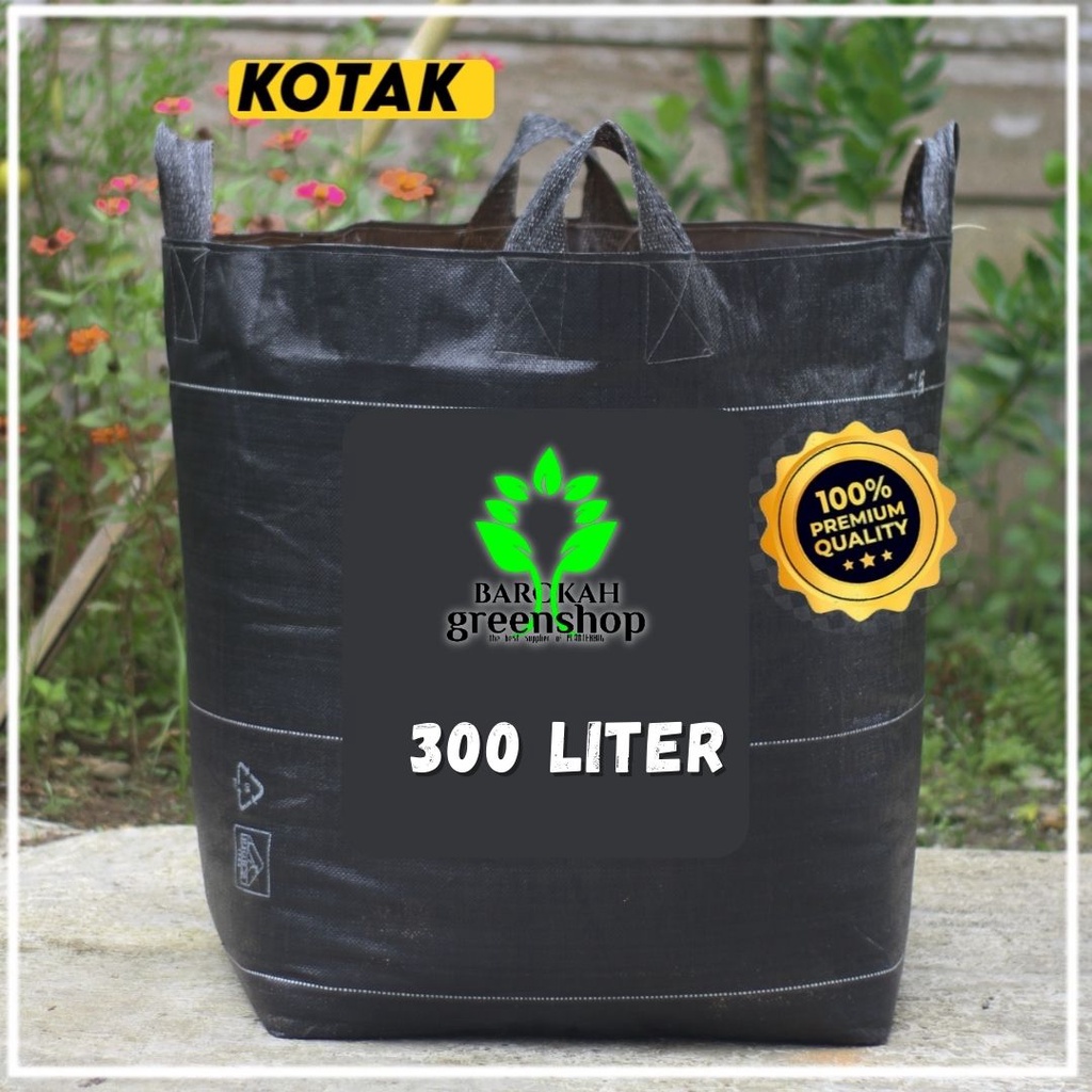 Planter bag ukuran 30x30 (22 liter) pot tanaman buah / bonsai - Hitam