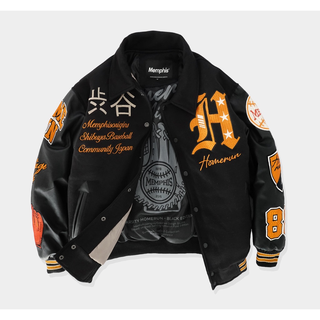 即納 HOMERUN x HORDEN VARSITY JACKET 【L】 - メンズ