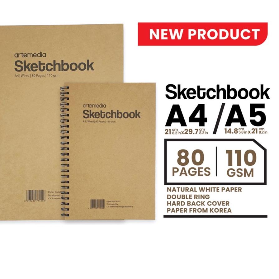 Sketchbook (Basic Small Spiral Kraft)