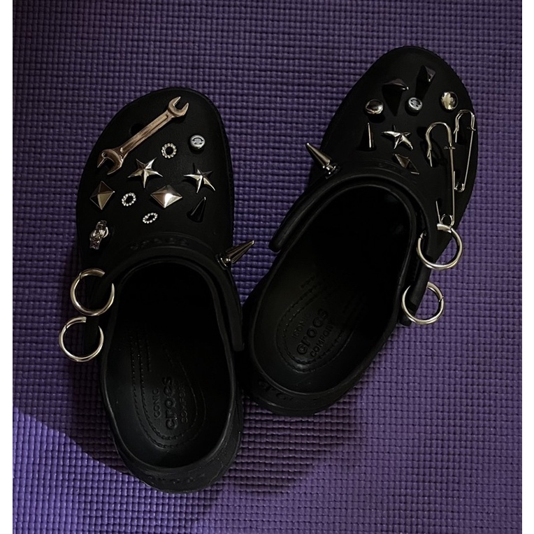 Crocs metal jibbitz cheap