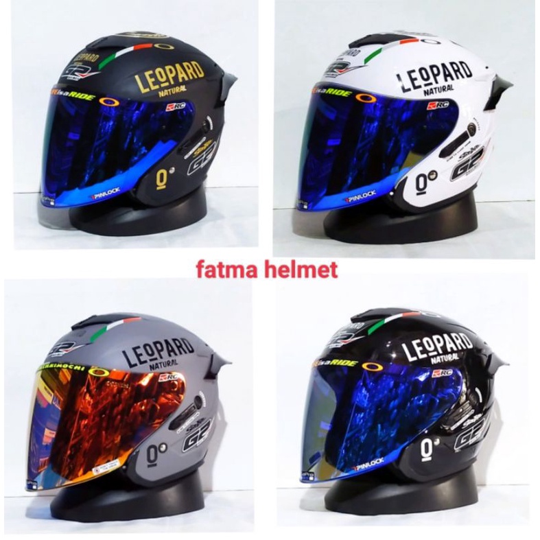 Jual HELM G2 OPTIMAX PAKET GANTENG STIKER LEOPARD. Shopee Indonesia