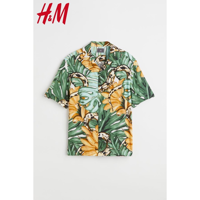 H and m tropical clearance shirt