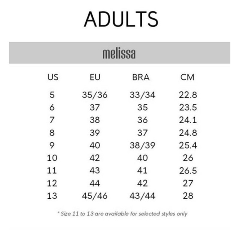 Size chart best sale sepatu wanita