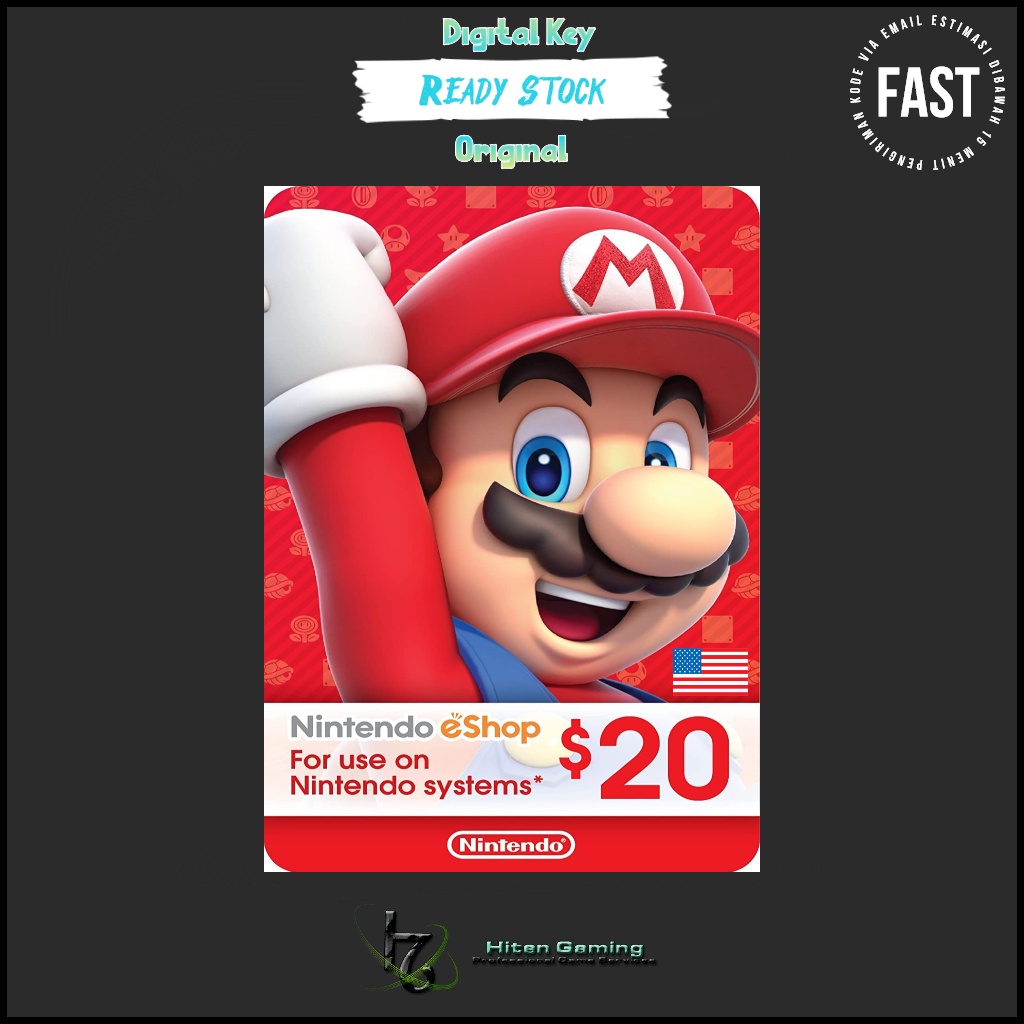 Jual nintendo on sale eshop card