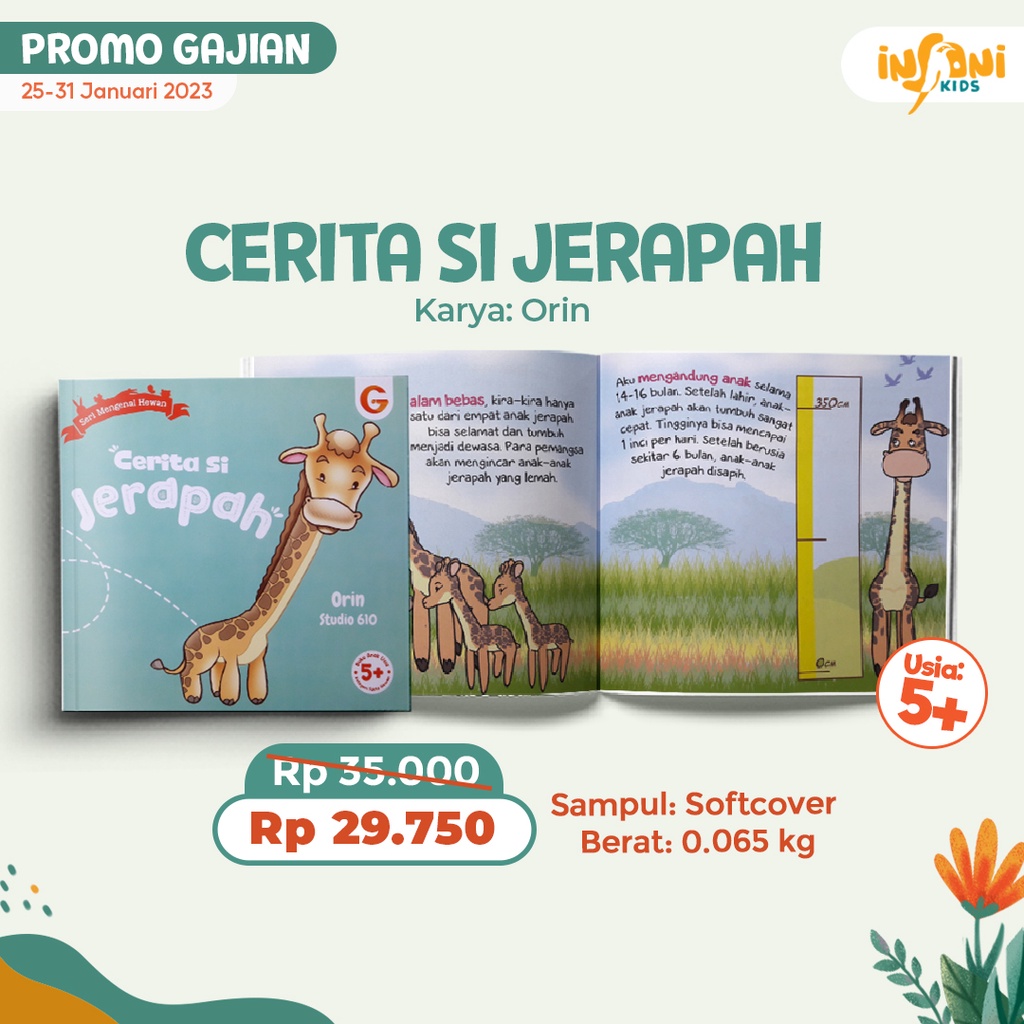 Jual Cerita Si Jerapah | Shopee Indonesia