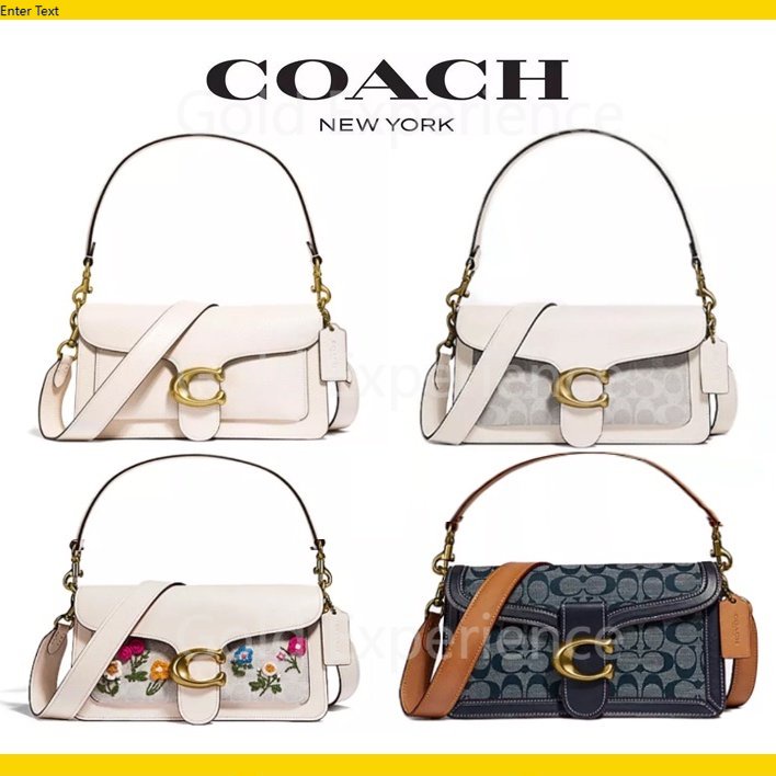 Jual Authentic Coach Tabby Shoulder Bag 26 in Signature Tan Black