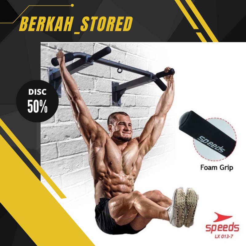 Jual Pull Up Bar Chin Up Alat fitness di rumah Iron gym Tiang