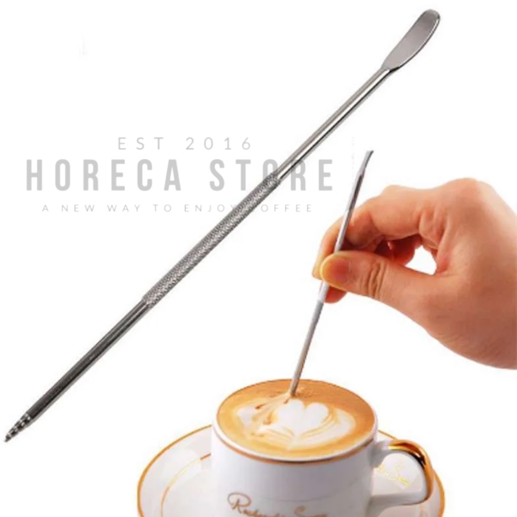 Promo Latte Art Pen Stainless Steel Pena Kopi/ Latte Pen/ Coffee Cappuccino  - Kab. Bantul - Kopi Simbah