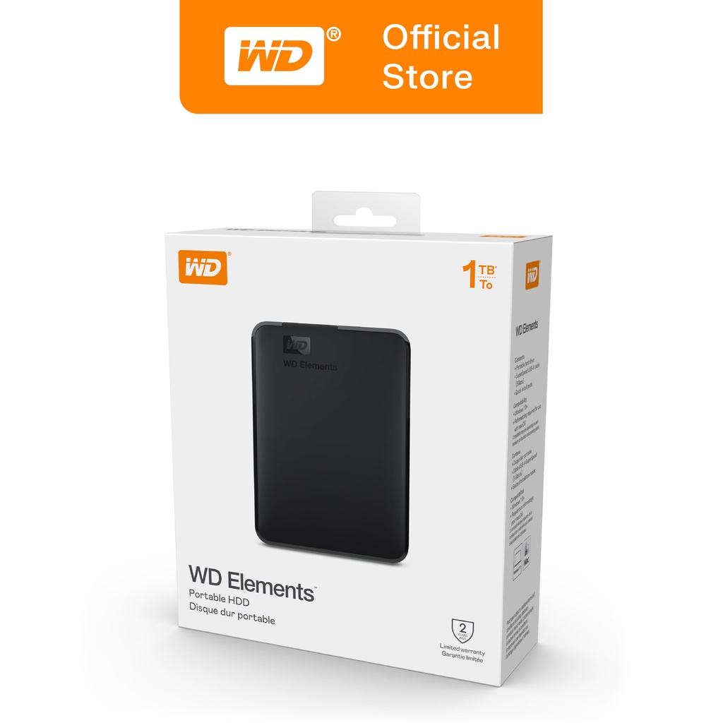 Disque dur WESTERN DIGITAL WD Elements Desktop - 2 To - VNG