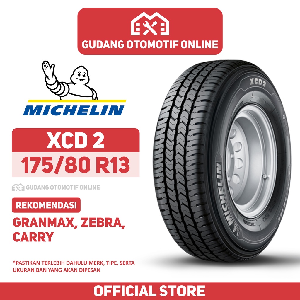 Jual BAN MOBIL MICHELIN XCD 2 175 80 R13 XCD2 BAN GRANMAX ZEBRA