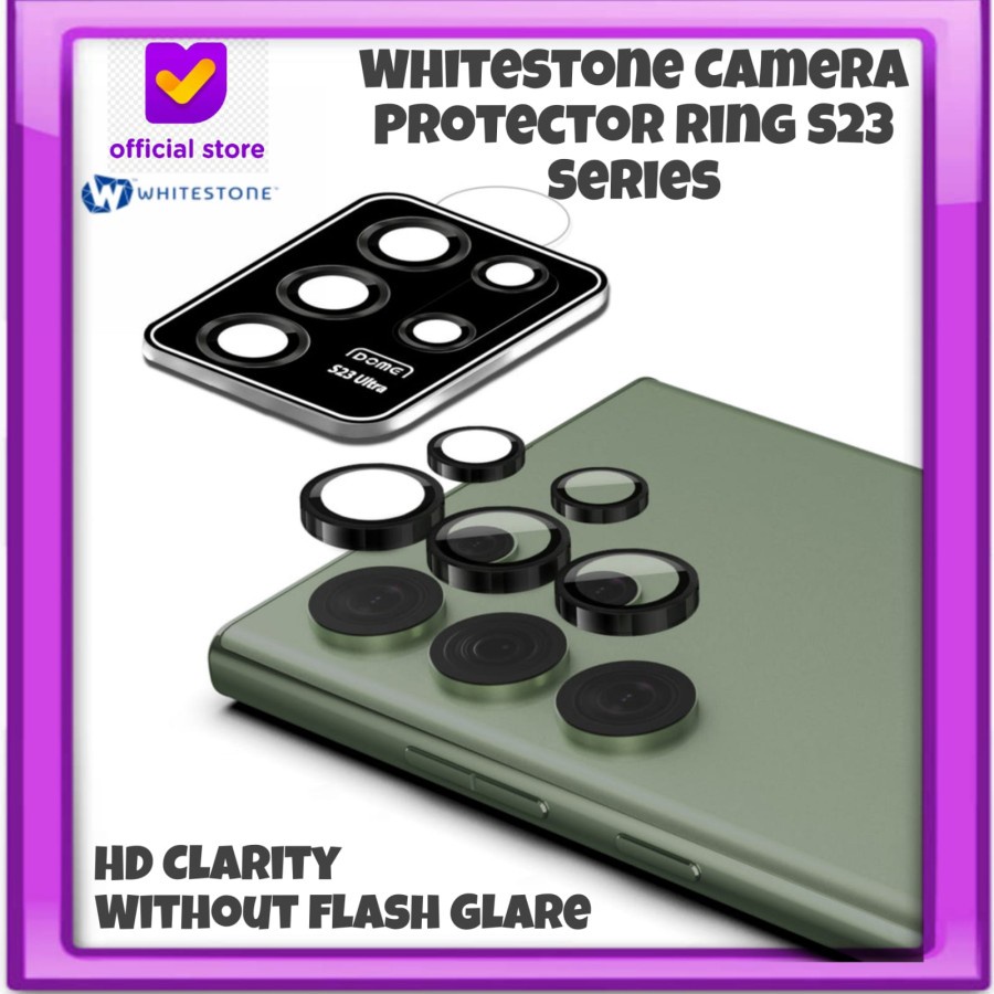Camera Ring] Samsung Galaxy S23 Ultra Camera Protector Ring Type- 1 P –  Whitestonedome